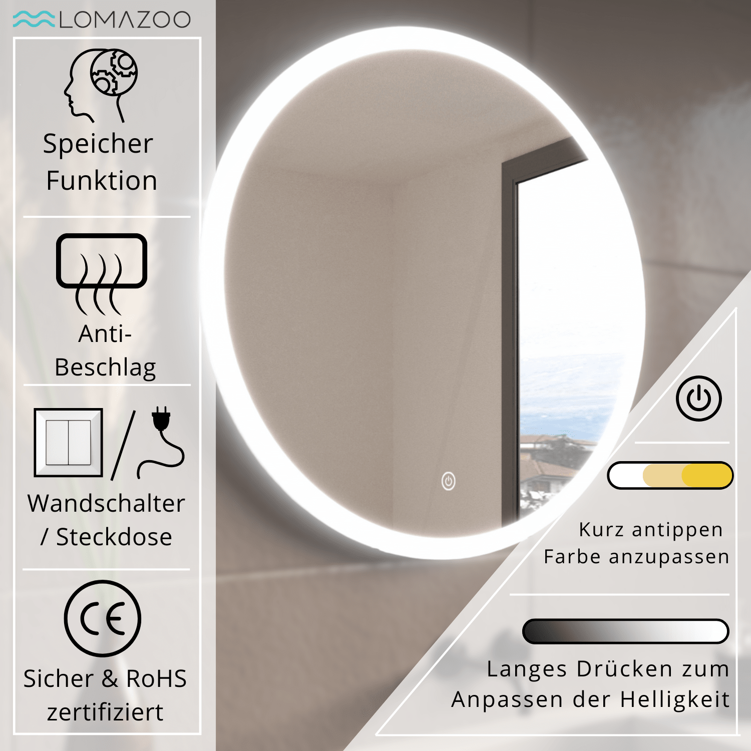 OSLO - 80 CM (WIT) - lomazoo.com