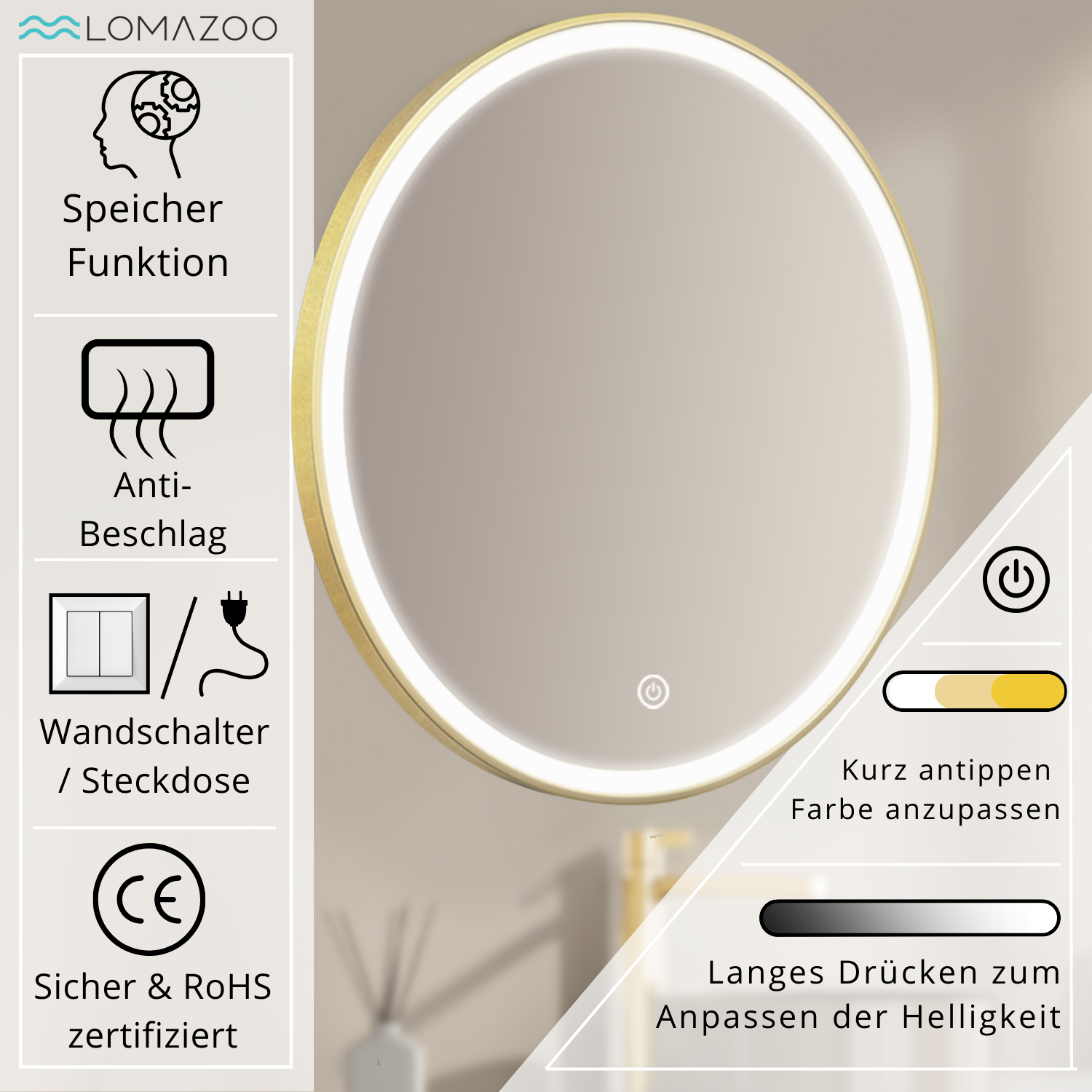 PARIS - 80 cm (Goud)