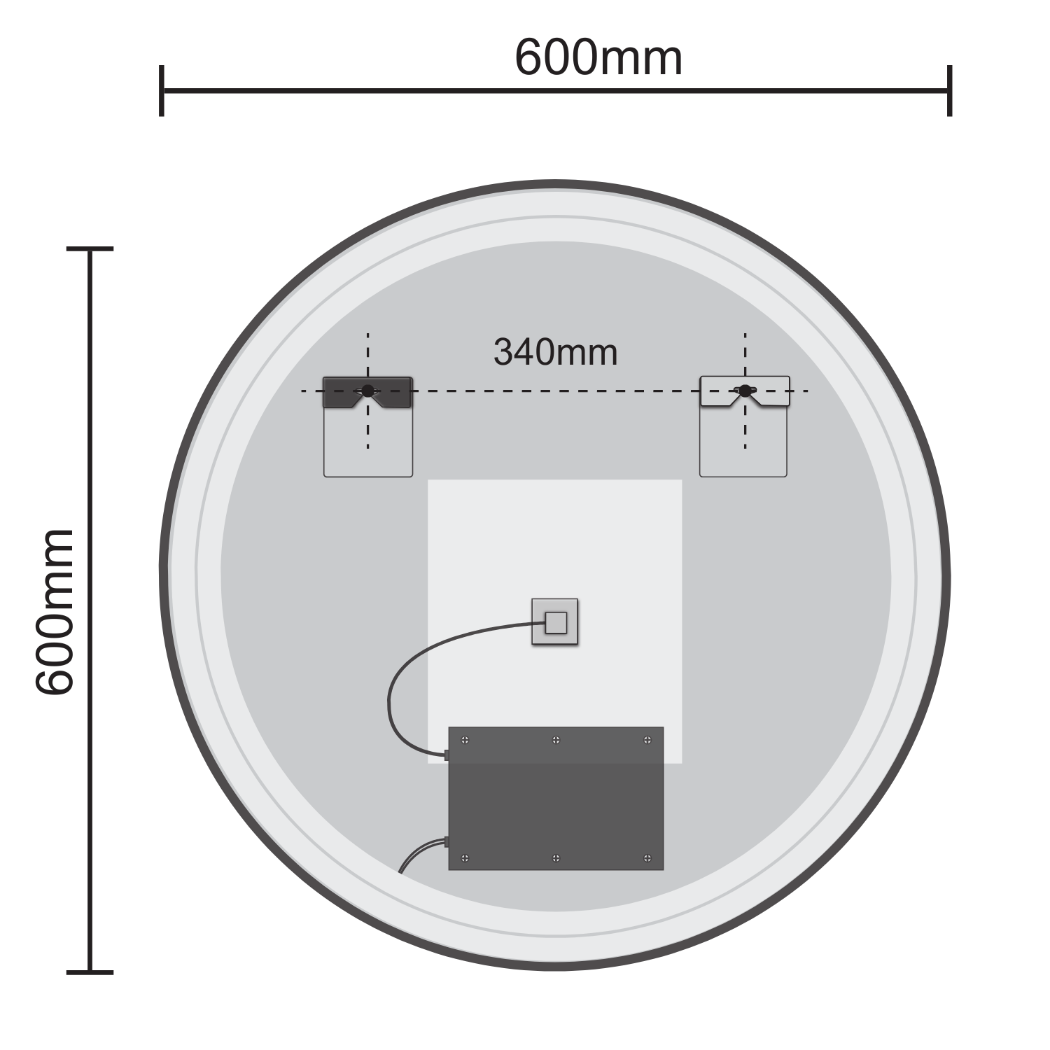 LONDON - 60 cm (goud) - lomazoo.com