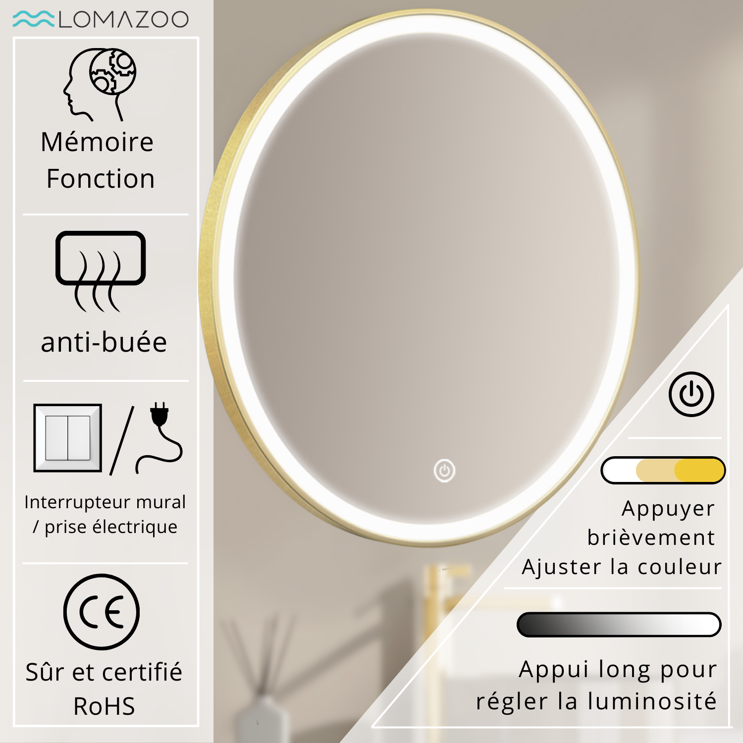 PARIS - 80 cm (Goud)